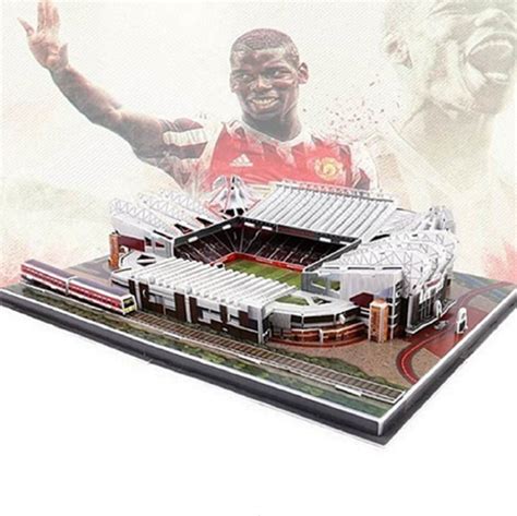 Manchester United Old Trafford Football Stadium 3d Jigsaw Puzzle By