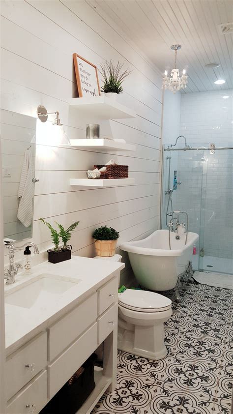 For a dramatic change without too much commitment, install removable adhesive tile. 9 Great Bathroom Tile Ideas | Home depot bathroom ...