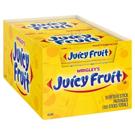 Juicy Fruit Original Bubble Chewing Gum Shipt