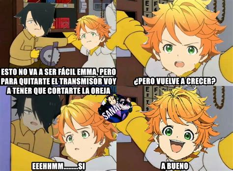 Pin By Vicky Sanchez On The Promised Neverland Neverland Anime Memes Memes