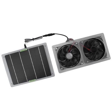 Eotvia Solar Panel Fan Kitsolar Panel Fan Kit 100w 12v Waterproof