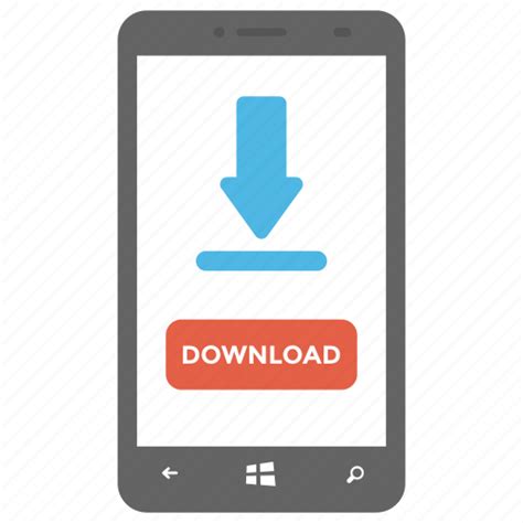 Digital downloading, document downloading, download file, mobile app, mobile download icon