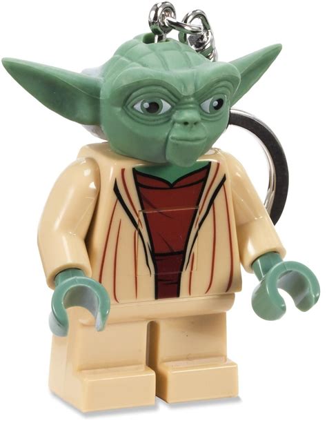 Lego Yoda Minifigure Led Keychain Light Geek Decor Yoda Mini Figures