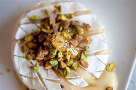 Baked Brie With Honey And Crushed Pistachios Recipe Baked Brie With