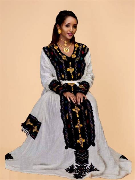 Amarech Ethiopian Traditional Dress 21 Habesha Kemise