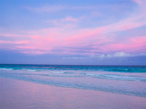 Pink Sand Beach Harbour Isle Bahamas Wallpaper Free