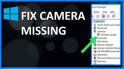 How To Fix Camera Missing In Device Manager On Windows 10 Youtube