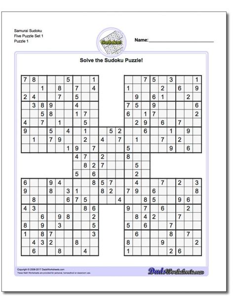 Very Easy Sudoku Puzzle To Print 7 Printable Sudoku Pdf Printable