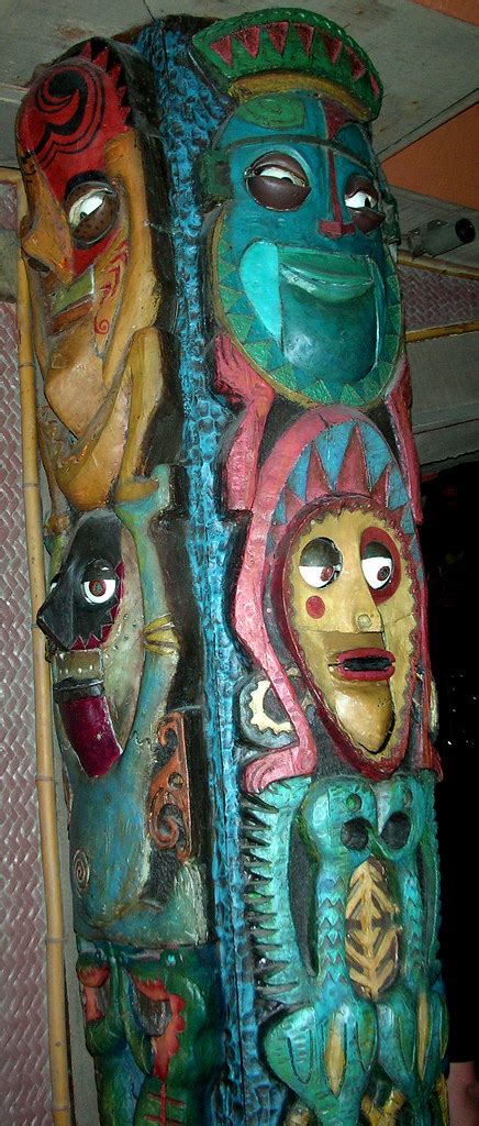 Check out our hawaii totem pole selection for the very best in unique or custom, handmade pieces from our wall hangings shops. Tiki Room Totem Pole Sings the Hawaiian War Chant | "Tiki ...