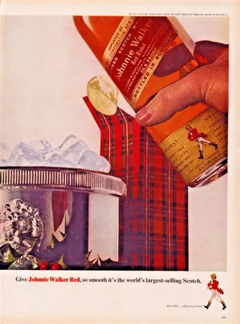 Vintage Print Ad 1964 Johnnie Walker Red Scotch 925 Picclick