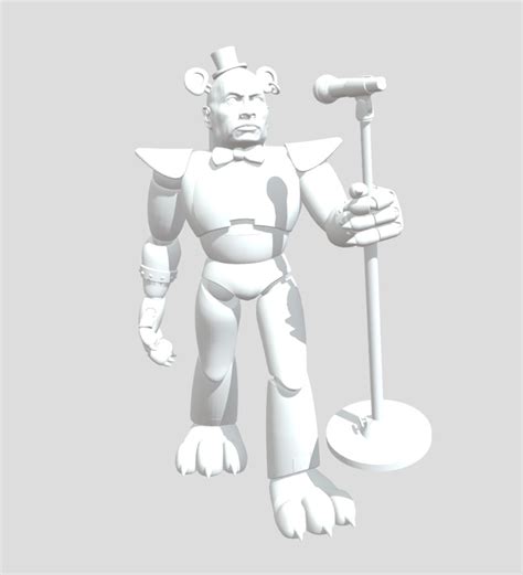 Free Stl File Glam Rock Freddy 🪨・3d Printing Design To Download・cults