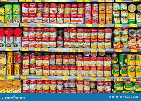 Canned Food At Hong Kong Supermarket Editorial Photo Image 28191186