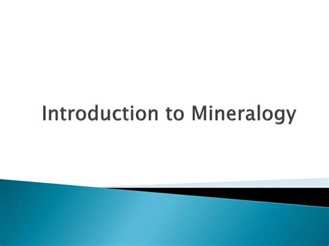 Ppt Introduction To Mineralogy Powerpoint Presentation Free Download