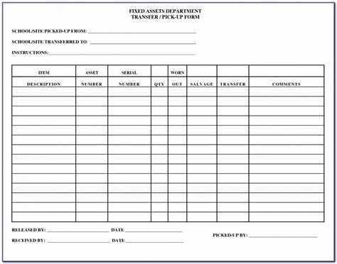 Professional Fixed Asset Inventory Template Excel Example In 2021