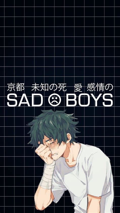 Anime Sad Boy Supreme Otaku Wallpaper