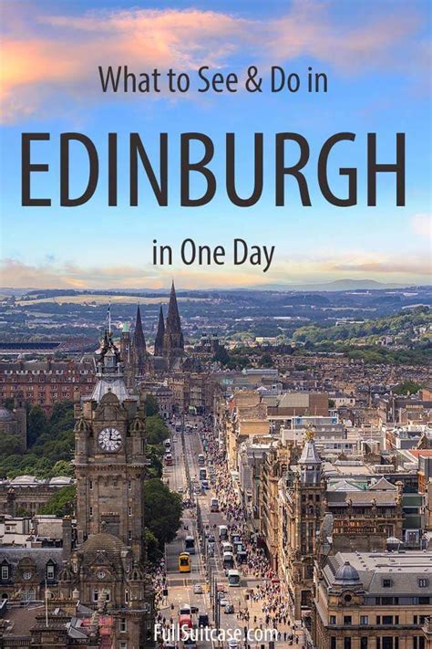 One Day In Edinburgh Things To Do Map And Itinerary Honeymoon In