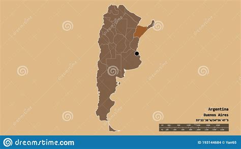 Location Of Corrientes Province Of Argentina Pattern Stock