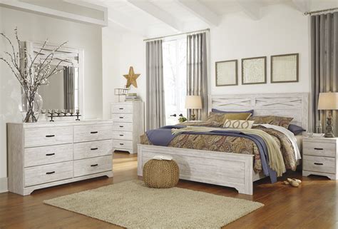 Trishley queen bed frame ashley furniture master bedroom ashley furniture cavallino bedroom set with mansion poster bed BRIARTOWN WHITEWASH BEDROOM SET | Marjen of Chicago ...