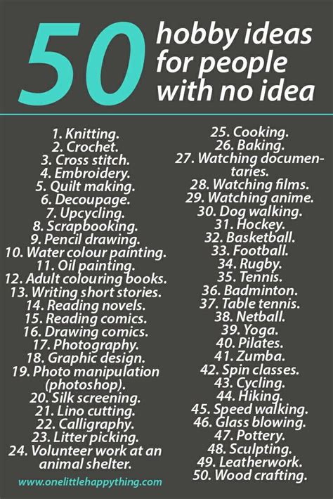 Hobbies To Try I Need A Hobby Self Care Activities