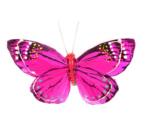 Hot Pink Double Winged Butterfly 5″ Hot Pink Pink Wings
