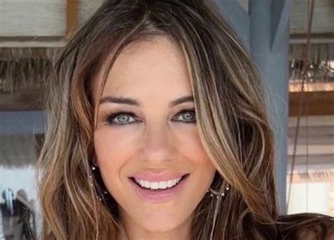 Year Old Elizabeth Hurley Releases Thirst Traps Showing Off Her