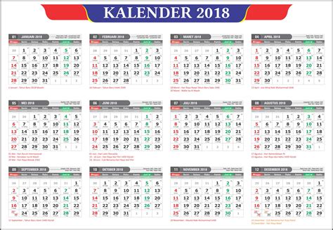 Kalender mai 2018 als kostenlose vorlagen für pdf zum download und ausdrucken. Download Kalender 2018 Dan Tanggalan Hijriyah Jawa Lengkap ...