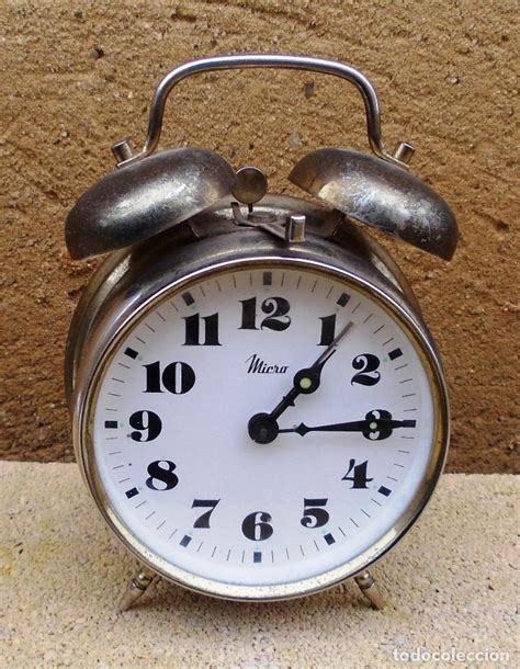 reloj despertador antiguo funcionando de 2 camp - Comprar Relojes despertadores antiguos en ...