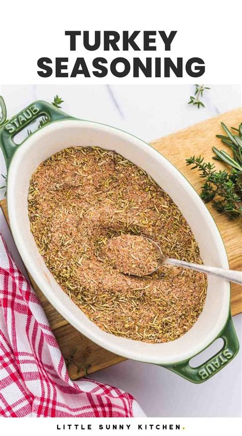Turkey Seasoning Gives The Perfect Amount Of Flavor To Your Thanksgiving Bird Turkey Dry Rub Is