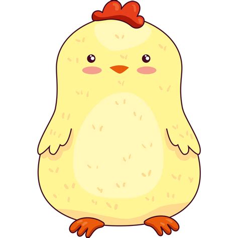 Cute Chick Kawaii Animal 24096728 Png