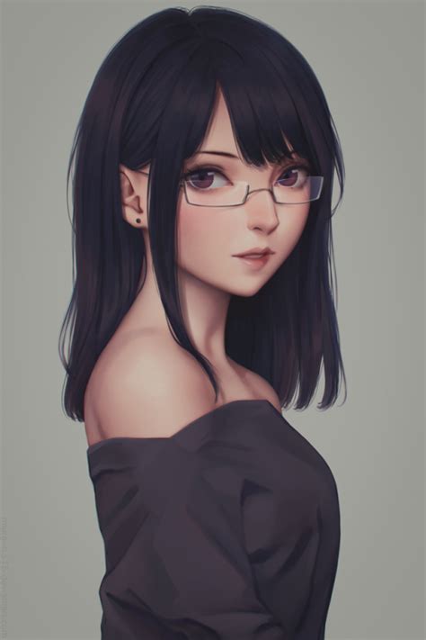Anime Character With Glasses Tumblr