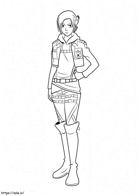 annie leonhart coloring page