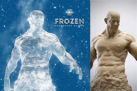 Frozen Ice Photo Effect By Yantodesign