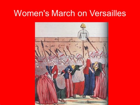 Womens March On Versailles Primary Sources Women Guides