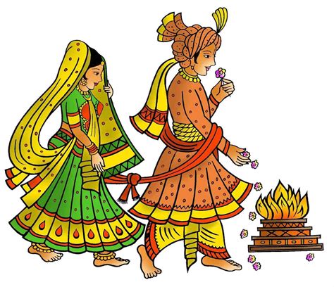 Marriage Clipart Indian Wedding Marriage Indian Wedding Transparent