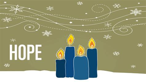 Church Preaching Slide Advent Candles Hope