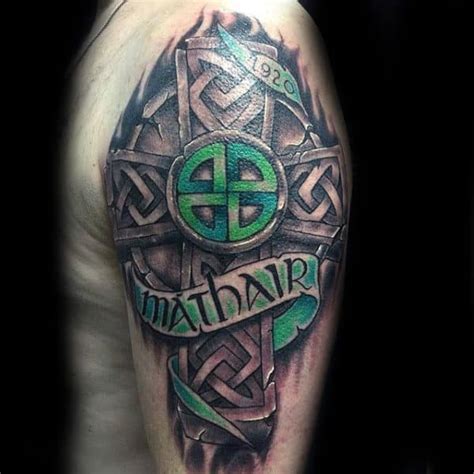 Explore manly ideas with meanings of peace and. 100 Celtic Cross Tattoos For Men - Ancient Symbol Design Ideas