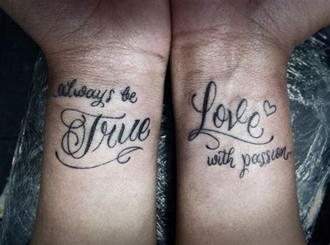 Stunning Wrist Couples Tattoos