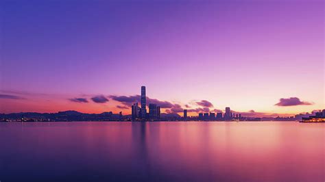 Hong Kong Sunrise By Elysee Shen