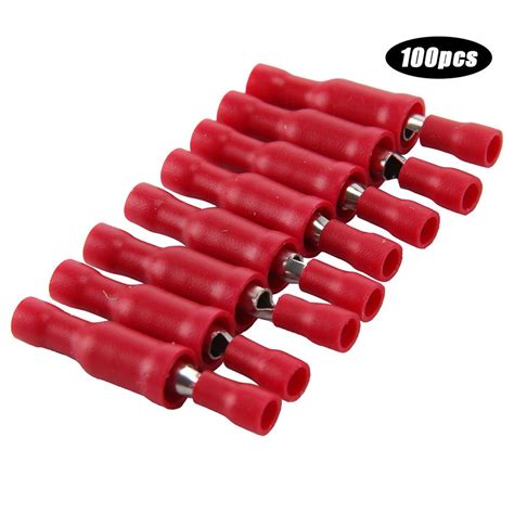 Buy 100pcs Assorted Insulated Electrical Wire Terminal Crimp Connector