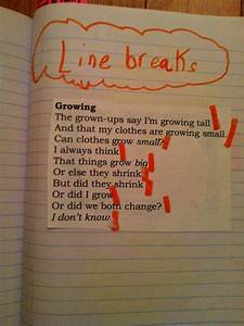 the poem break break break