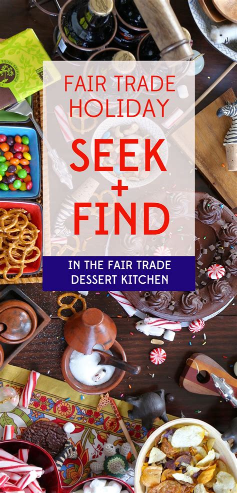 Fair Trade Holiday Search and Find | Fair trade holiday, Fair trade kitchen, Holiday search