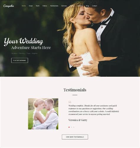 32 Wedding Website Themes And Templates