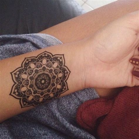 Mandala Tattoo Wrist Mandala Wrist Tattoo Wrist Tattoo Cover Up Flower Wrist Tattoos Wrist