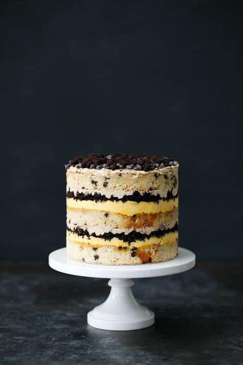 Buttermilk Chocolate Chip Passion Fruit Naked Layer Cake Love And Olive Oil
