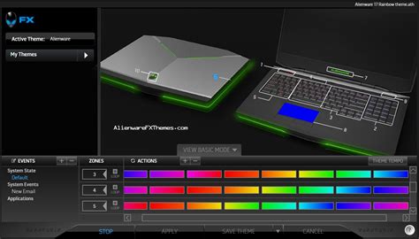 Rainbow By Alex Alienware 17 Fx Theme Alienware Fx Themes