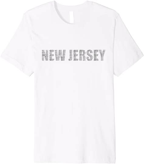 Amazon Com New Jersey Jersey City State T Shirt New Jersey Home Tee
