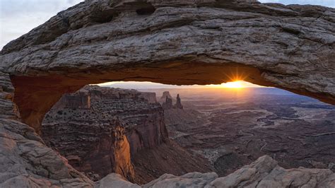 Mesa Arch Sunrise 4k Wallpaper Background Hd Wallpaper