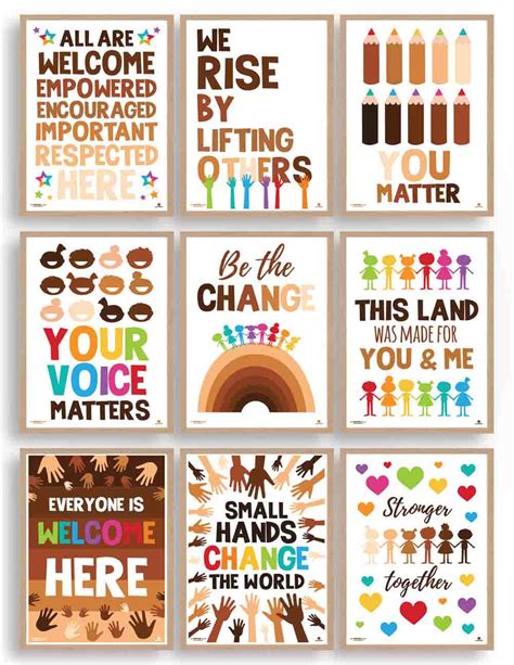 Print Your Own Posters Diversity Posters For The Classroom Sproutbrite