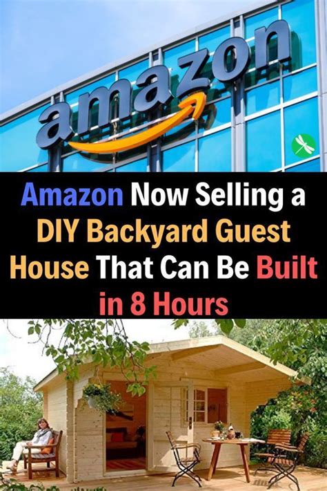 This small backyard guest house is big on ideas for compact living. Amazon Now Selling a DIY Backyard Guest House That Can Be Built in 8 Hours You can now buy a do ...