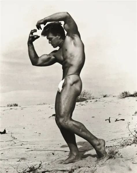 S Bruce Bellas Of L A Vintage Male Nude Bodybuilder Beach Photo Art X Picclick
